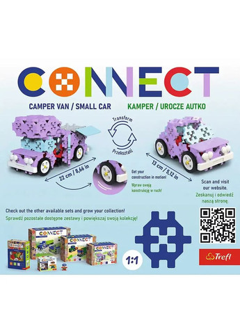 Конструктор Connect 2в1 116 дет (61968) Trefl (362538478)