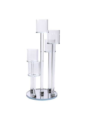 Подсвечник стеклянный на 5 свечей 16×38 см подсвечник декоративный на ножке HP-4-14 (A-034065) Yiwu (352274620)