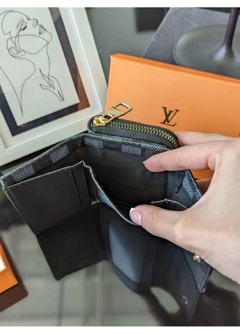 Гаманець Louis Vuitton коричневий LUX якість Луї ВІТОН маленький книжка MDR No Brand (369935144)