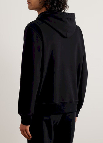 Чорний худі чоловіча чорна з флісом YAPPI малюнок (305003924)