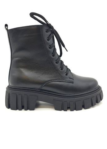 Жіночі черевики зимові чорні шкіряні FS-13-5 25,5 см (р) Foot Step (259299505)