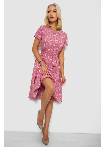 Пудрова сукня софт з принтом Sport Line