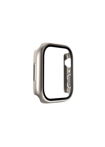 Чохол склом на екран Hybrid сріблястий для Apple Watch S7/8/9 45mm (SAW845089TT22) SwitchEasy (352506565)