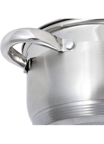 Кастрюля Casserole из нержавеющей стали 1700мл со стеклянной крышкой Ofenbach (339780158)