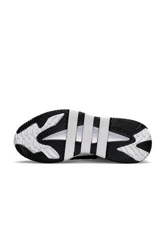 Черно-белые демисезонные кроссовки мужские adidas black white leather m No Brand Originals Niteball