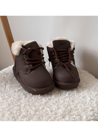 Черевики зимові дитячі колір коричневий 10987 No Brand (370499858)