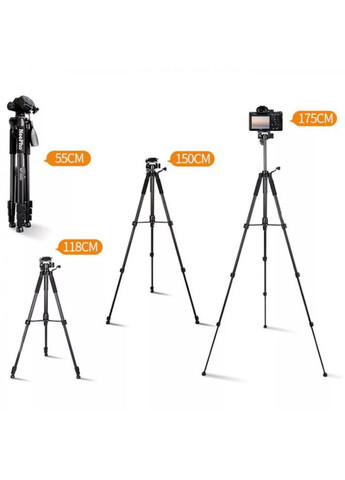 Штатив NP-8850 для фото і відео 175 см алюмінієвий NeePho (353690920)