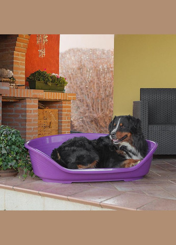 Пластиковий лежачик для собак і котів Siesta Deluxe (Ферпласт Сеєста Деллюкс) 111 х 80.5 x h 33.5 см - 12, Синій Ferplast (298053772)