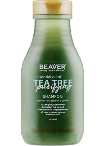 Шампунь для жирного волосся з олією чайного дерева Essential Oil Of Tea Tree Shampoo 730ml (662033-30084) Beaver Professional (368630415)