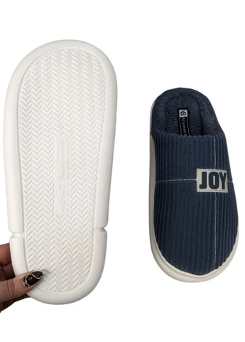 Голубые домашние тапочки мужские joy time (1439-) 46-47 Scarrhett