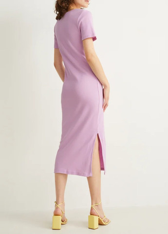 Фіолетова повсякденний сукня C&A однотонна