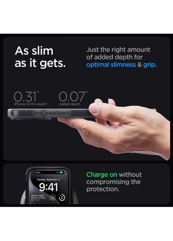 Чохол до мобільного телефона (ACS06721) Spigen Apple iPhone 15 Pro Ultra Hybrid MagFit Zero One (326591655)