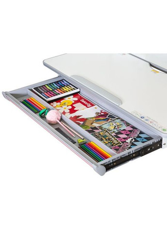 Парта (BD610 W/MC + PN Lite) Mealux Edmonton Multicolor Pink Lite (301219649)