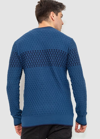 Синий зимний свитер мужской, цвет мокко, Ager