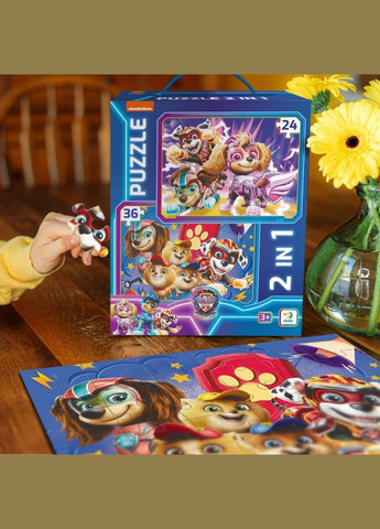 Пазл детский 2 в 1 "Сохраняем мир в безопасности!" 200573, 36 элементов DoDo Toys (342025750)