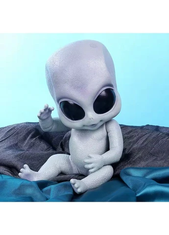 Колекційна лялька реборн інопланетянин, прибулець 36 см Reborn (356677562)