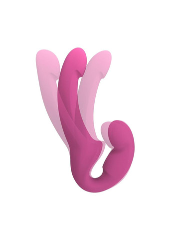 Безремневой страпон SHARE LITE blackberry, регулируемый, облегченная модель Fun Factory (334285643)