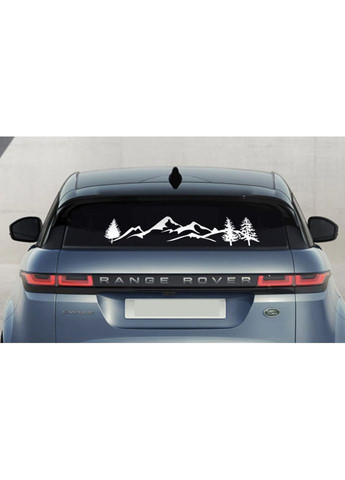 Наклейка на заднее стекло 3D TUNING STUDIO Лес Горы 1000х220х0.060мм No Brand (362498835)