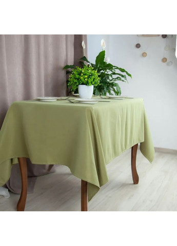 Скатертина водовідштовхувальна Aquastop Olive С-04224-30318 150х220 см оливкова ТЕП (362115259)