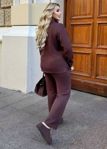 Базовый повседневный демисезонный костюм двойка: кофта на молнии + штаны Tik-Tak (363058308)