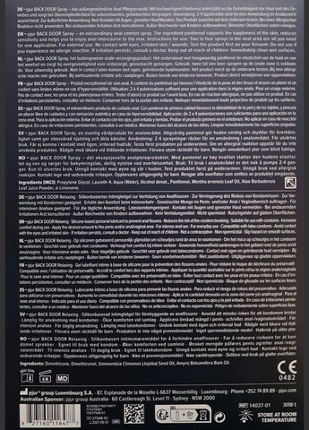 Подарунковий набор BACK DOOR Value Pack: силіконова змазка 100 мл та розслаблювальний спрей 20 - CherryLove Pjur (330619807)