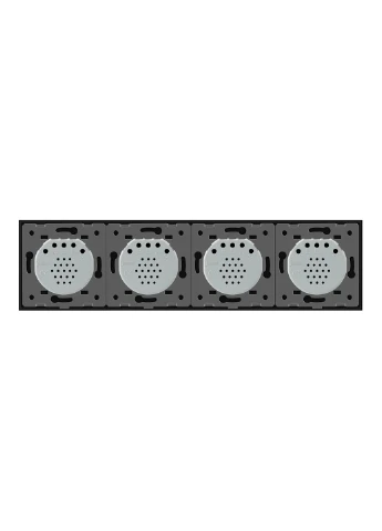 Розумний сенсорний ZigBee вимикач 4 сенсора (1-1-1-1) скло (VL-C704Z-12) Livolo (375457293)