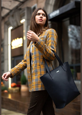 Шкіряна жіноча сумка D.D. темно синя (A-026511) BlankNote шоппер (327874273)