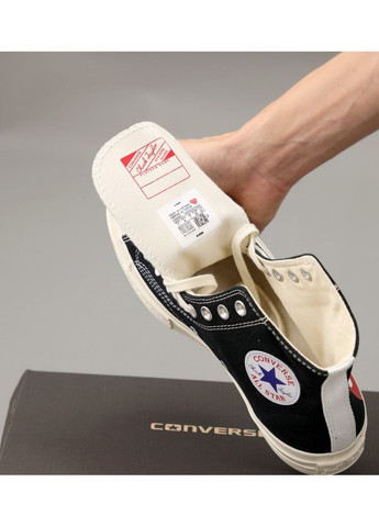 Кеди жіночі Converse Chuck Taylor All Star 70 Hi Comme des Garcons PLAY Black A08791C Конверс No Brand білі демісезони (362206652)