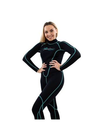 Гідрокостюм Lady 2.5 мм Black/Aqua blue Marlin блакитний