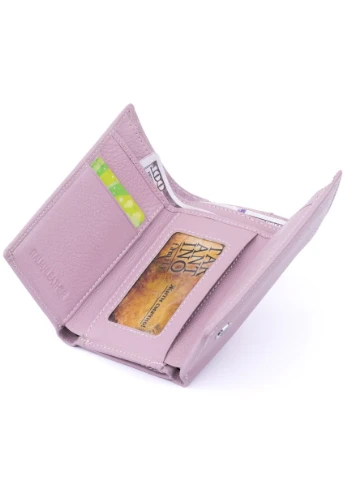 Кошелек горизонтальный с монетником на молнии женский 19361 st leather (313861559)