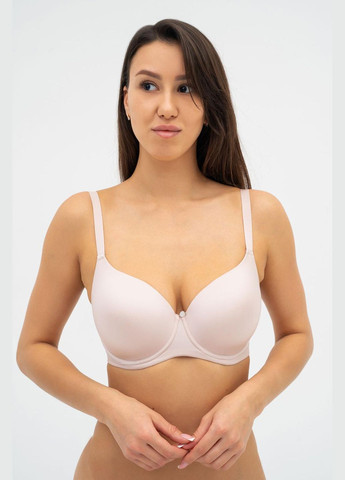 Пудровий бюстгальтер з формованою чашкою lingerie dolores срібна півонія 012 02 03 Effetto