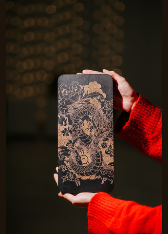 Доска садху с рисунком Дракона шаг гвоздей 10мм, в черном цвете. No Brand (315702890)