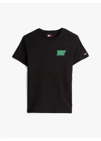 Чорна футболка Tommy Jeans DM0DM21863-BDS