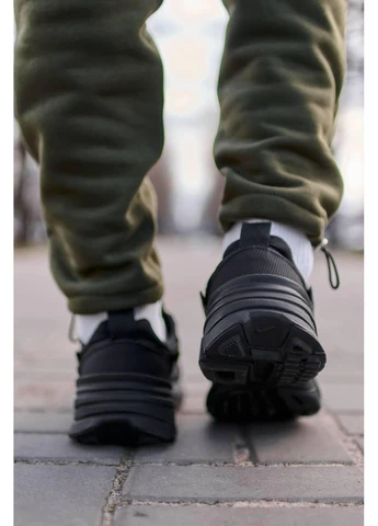 Чорні кросівки чоловічі nike runtekk full black найк рантек чорні демісезон No Brand