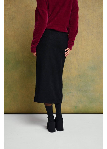 Жіноча вельветова спідниця міді з високою посадкою MonCher (364864231)