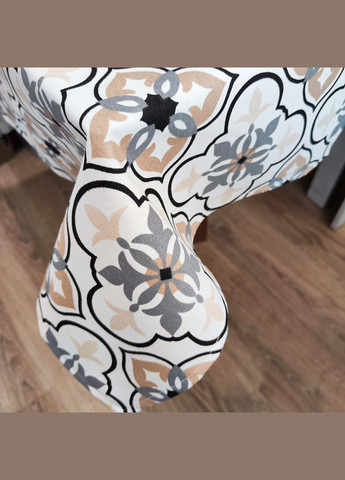 Хлопковая скатерть с водоотталкивающим эффектом Плиточка на прямоугольный стол 120х120 Maystat (305390816)