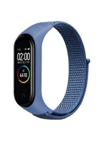 Ремешок Нейлон противоударный для Mi Band 3 4 5 6 7 Smart Watch (370168937)