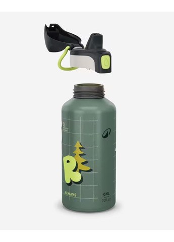 Детская Алюминиевая Фляга для Туризма/Походов 600мл с Крышкой Quechua (363823375)