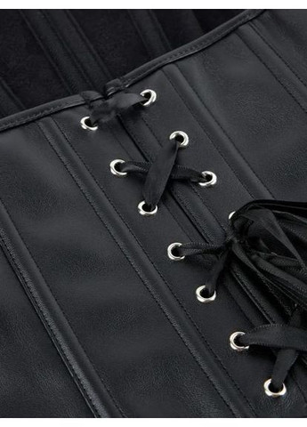 Женский корсет из экокожи, со шнуровкой, размер (арт.388) No Brand (362495514)