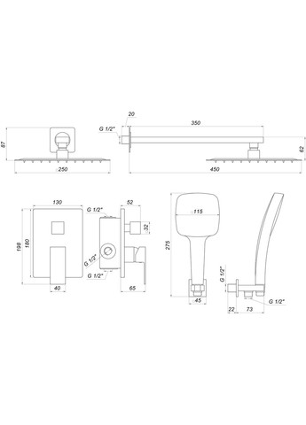 Душова система SMART GLM205-BB Globus (299995244)