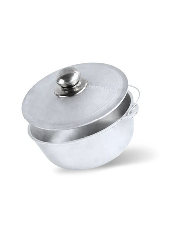 Казан алюминиевый с дужкой и крышкой Турист 2 л (12-002-1) Brizoll (315825500)