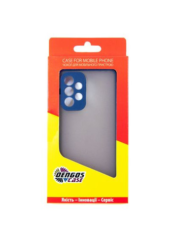Чехол для мобильного телефона Matte Samsung Galaxy A53 (blue) (DG-TPU-MATT-101) DENGOS Matte Samsung Galaxy A53 (blue) (366157828)