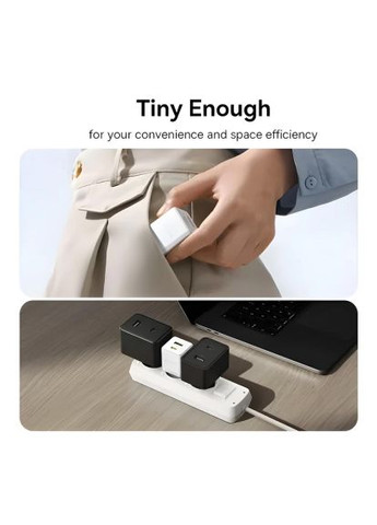 Зарядное устройство 1xUSB-C 20W + 1xUSB white + cable USB-C to USB-C 60W 1.0m (P10111608213-01) Baseus 1xUSB-C 20W + 1xUSB white + cable USB-C to USB-C 6 (369882664)