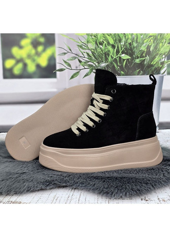 Черевики жіночі зимові з натуральної замші ITTS (365718545)