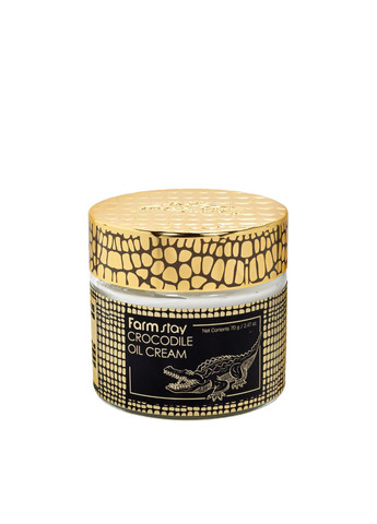 FarmStay Омолаживающий крем для лица Crocodile Oil Cream с жиром крокодила 70 г — Крем, Южная Корея (355312959)