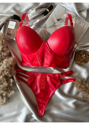 Червоний червона жіноча нижня білизна комплект на чашку с Weiyesi
