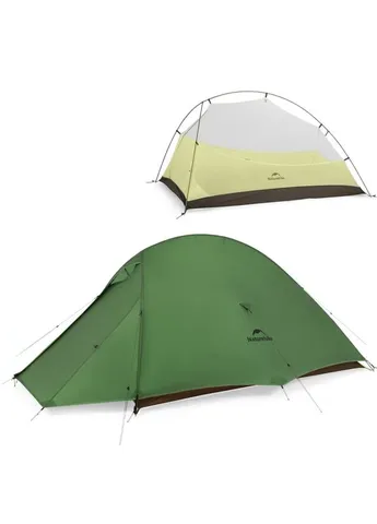 Палатка сверхлегкая двухместная Cloud Up Pro CNK2350WS020, темно-зеленая Naturehike (382901278)