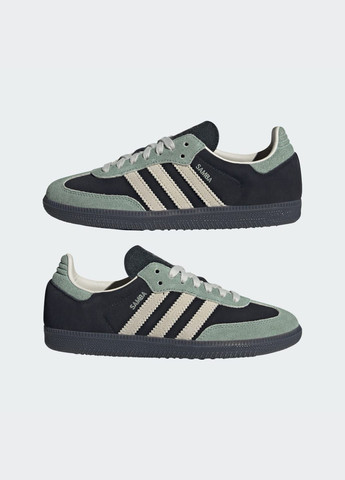 Кроссовки Samba OG adidas чёрные всесезоны (325432729)