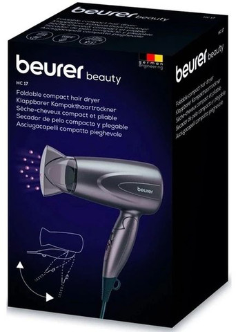 Фен дорожный HC 17 RU Beurer (367073340)
