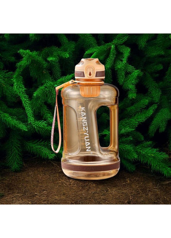 Екологічна помаранчева тританова пляшка KANGZYUAN 1500 мл для води No Brand (314709895)